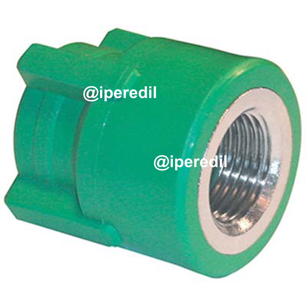 MANICOTTO PPR A SALDARE FILETTO FEMMINA VERDE/OTTONE MM 20X1/2F - 07801074
