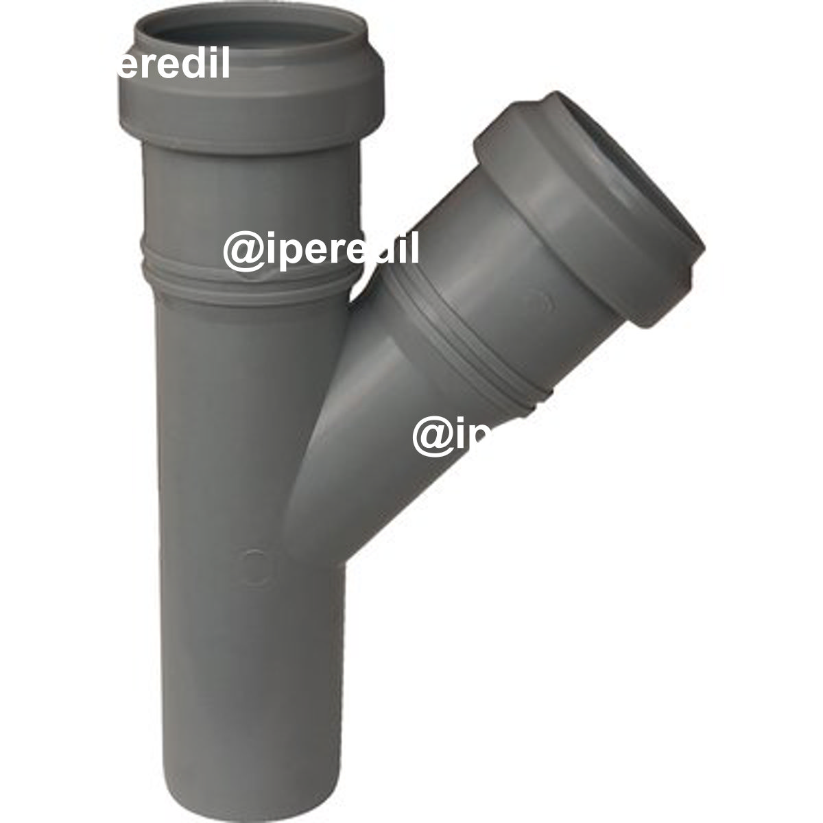 BRAGA SCARICO IDRICO AD INNESTO PP GRIGIO MM 90 45°