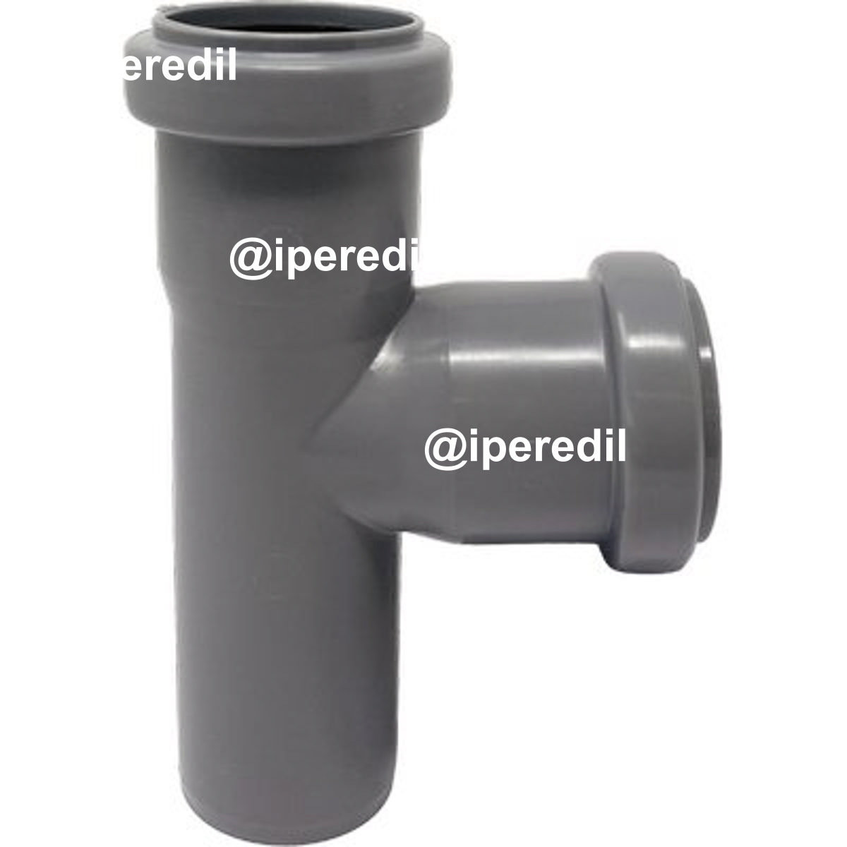 BRAGA SCARICO IDRICO AD INNESTO PP GRIGIO MM 90 87°