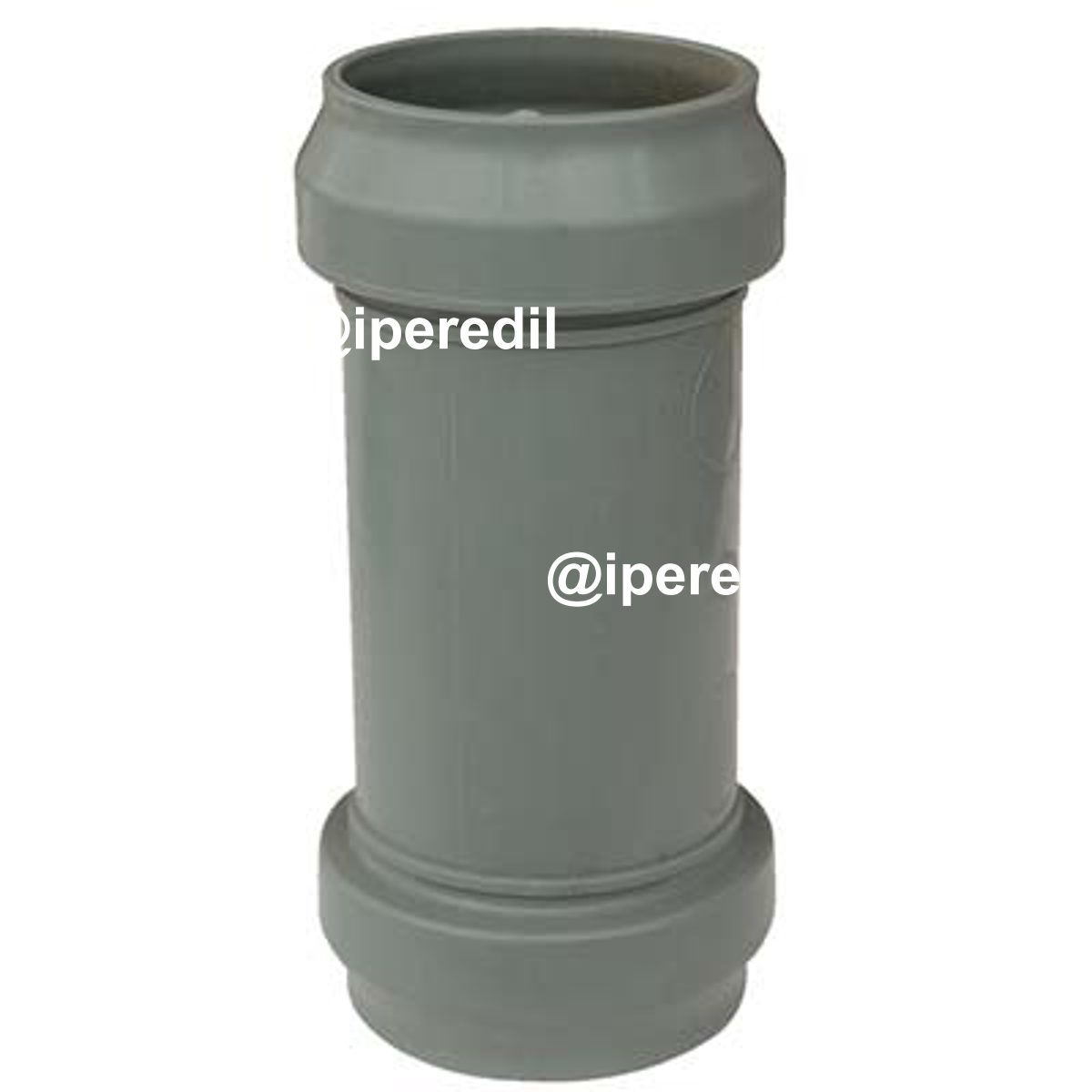MANICOTTO SCARICO IDRICO AD INNESTO PP GRIGIO MM 40 L.MM 137