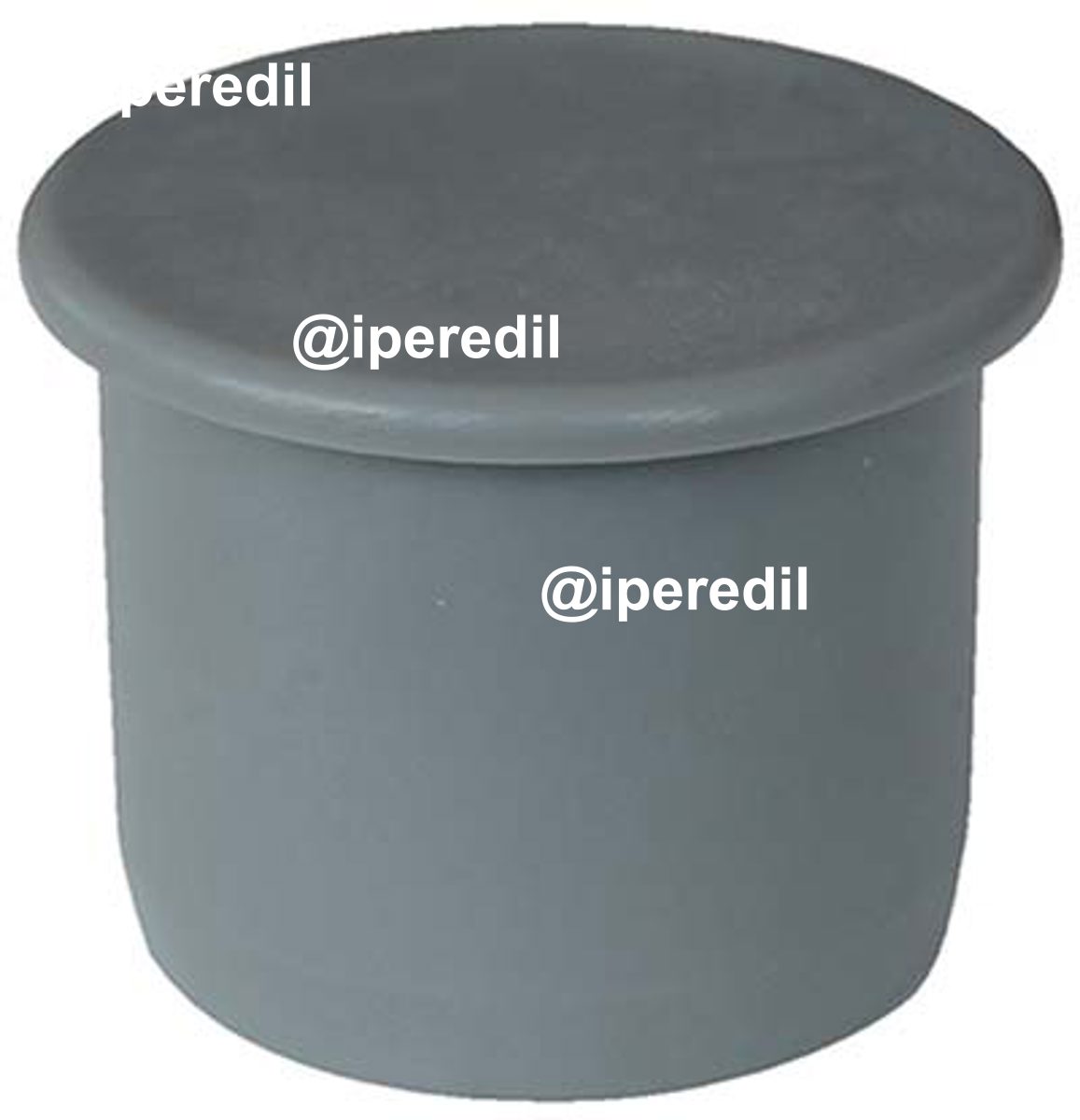 TAPPO SCARICO IDRICO AD INNESTO PP GRIGIO MM 40