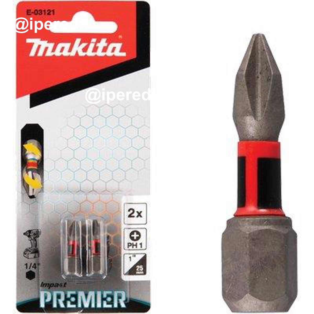 INSERTO CROCE PHILLIPS X AVVITATORE IMPULSI MAKITA PHXMM 1X25 CF=PZ 2