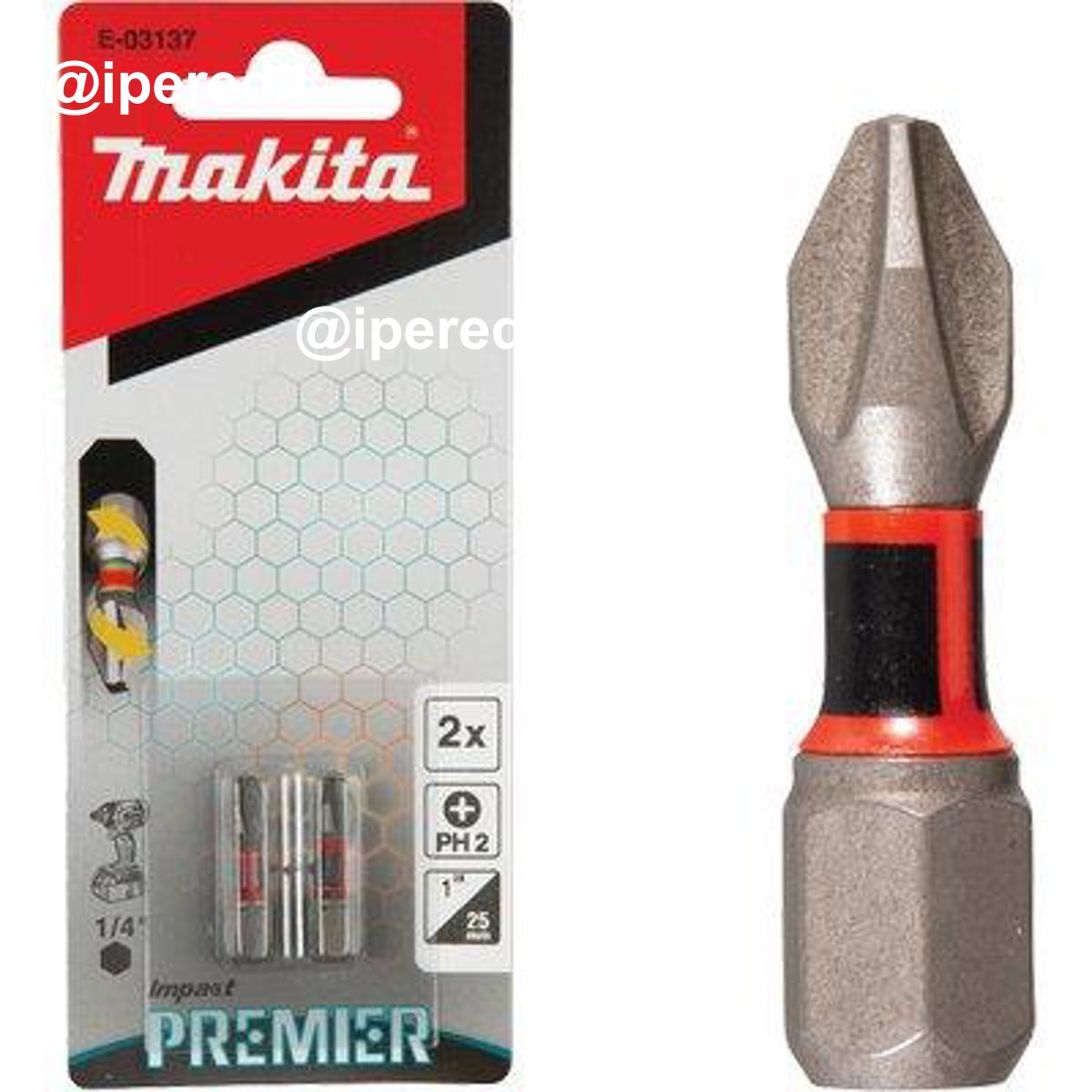 INSERTO CROCE PHILLIPS X AVVITATORE IMPULSI MAKITA PHXMM 2X25 CF=PZ 2