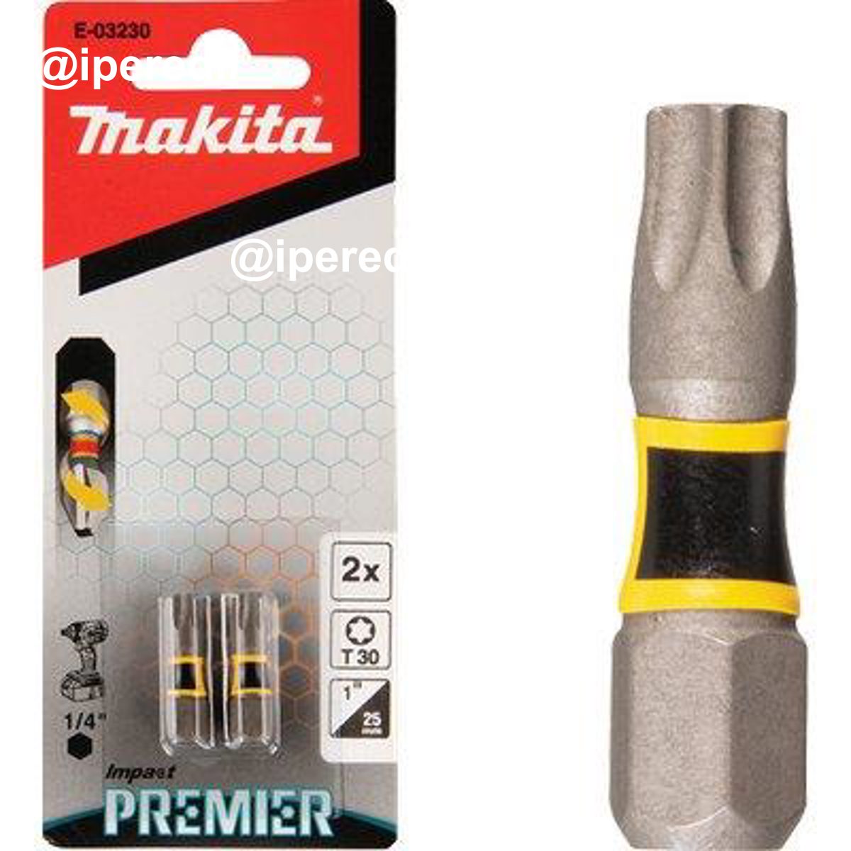 INSERTO TORX X AVVITATORE IMPULSI MAKITA TXMM 25X25 CF=PZ 2