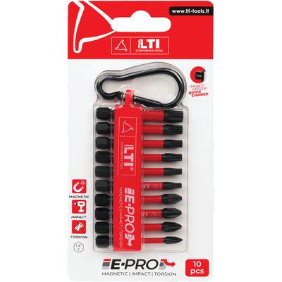 INSERTI + MOSCHETTONE X AVVITATORE KRINO CF=PZ 10