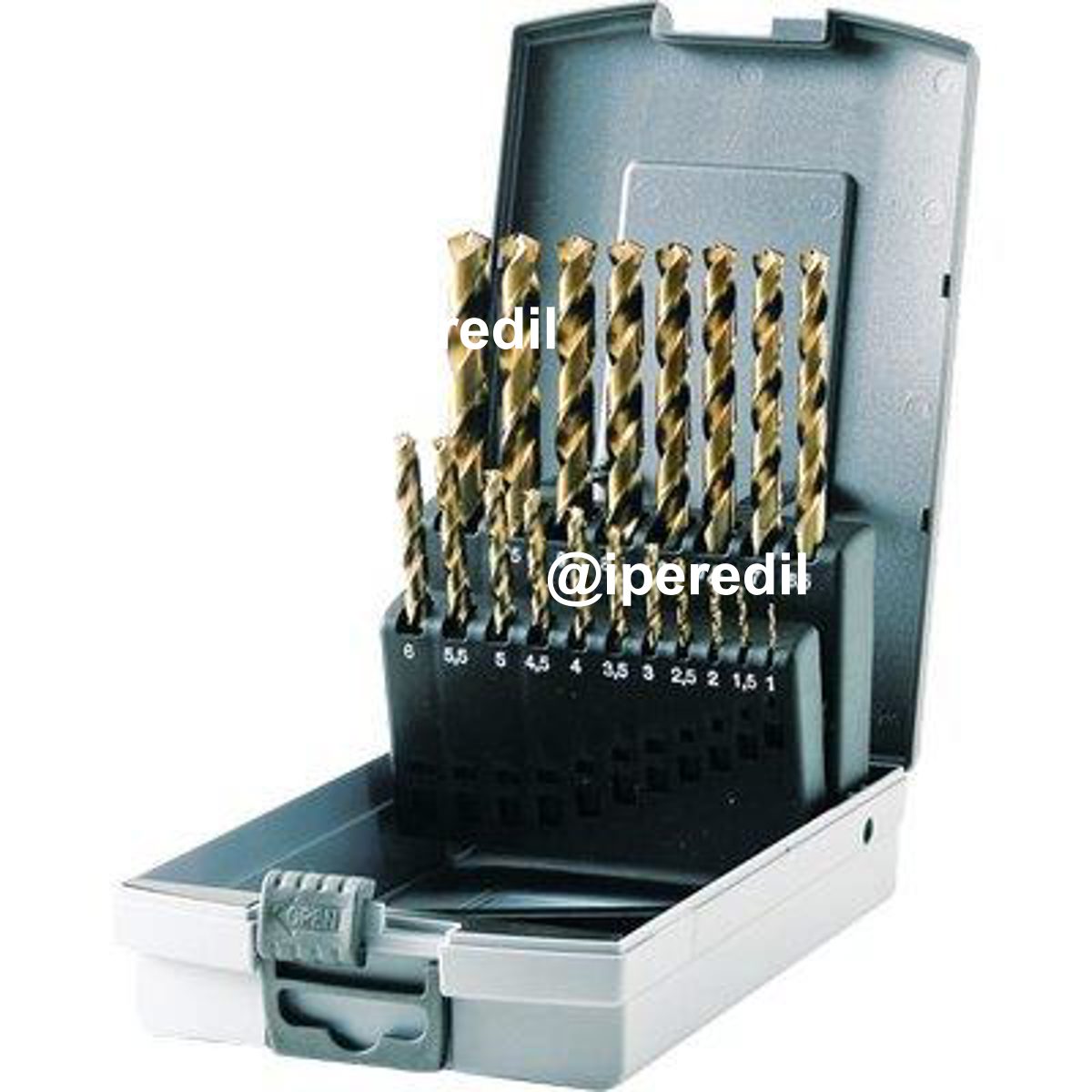 PUNTA TRAPANO HSS COBALTO 5% IN ASTUCCIO ABS KRINO MM 1,0/10 CF=PZ 19 - 07937402