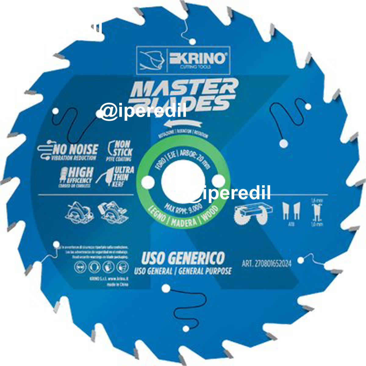 LAMA CIRCOLARE X LEGNO MASTER BLADES KRINO MM 300X30 DENTI 48 - 07948366
