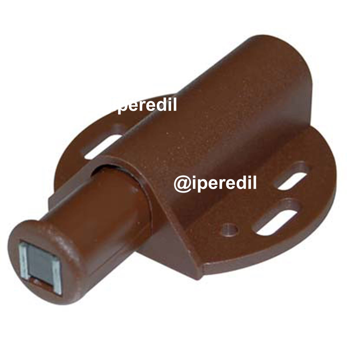 CRICCHETTO MAGNETICO A SCATTO SPORTELLI 680 MM 42 H.MM 16 KG 6 + INCONTRO MARRONE