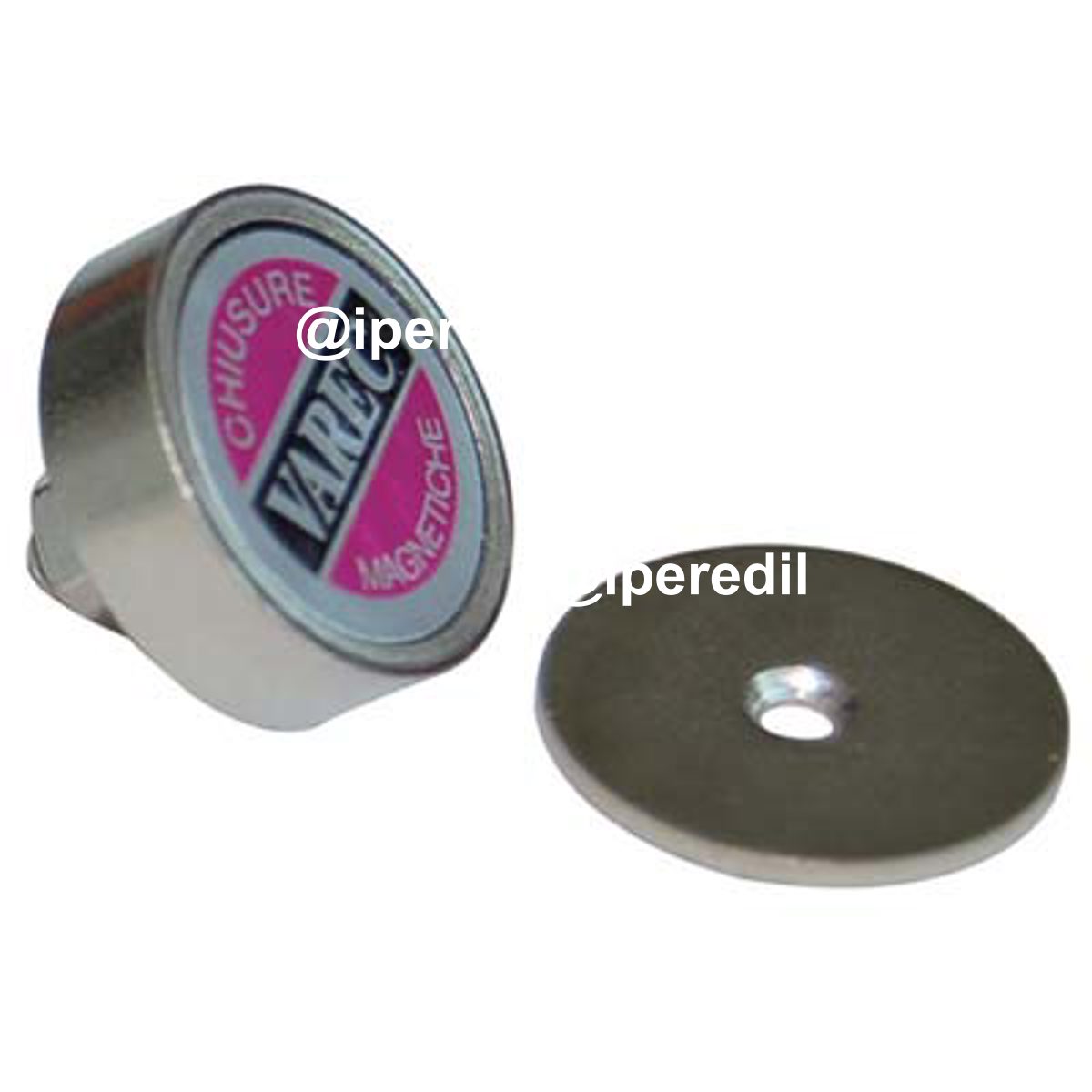 CRICCHETTO MAGNETICO A PASTICCA RPV VAREC MM 22 KG 3,0 + PERNO + INCONTRO - 07956907