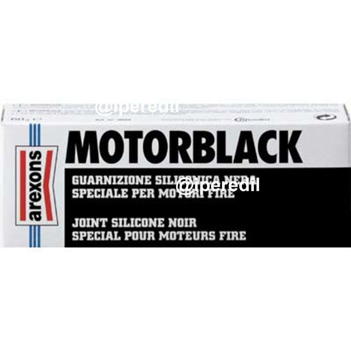 GUARNIZIONE SILICONICA NERA MOTORBLACK AREXONS GR 60