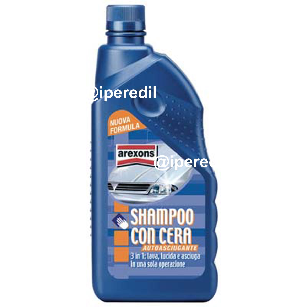 SHAMPOO LAVAGGIO AUTO + CERA AREXONS LT 1