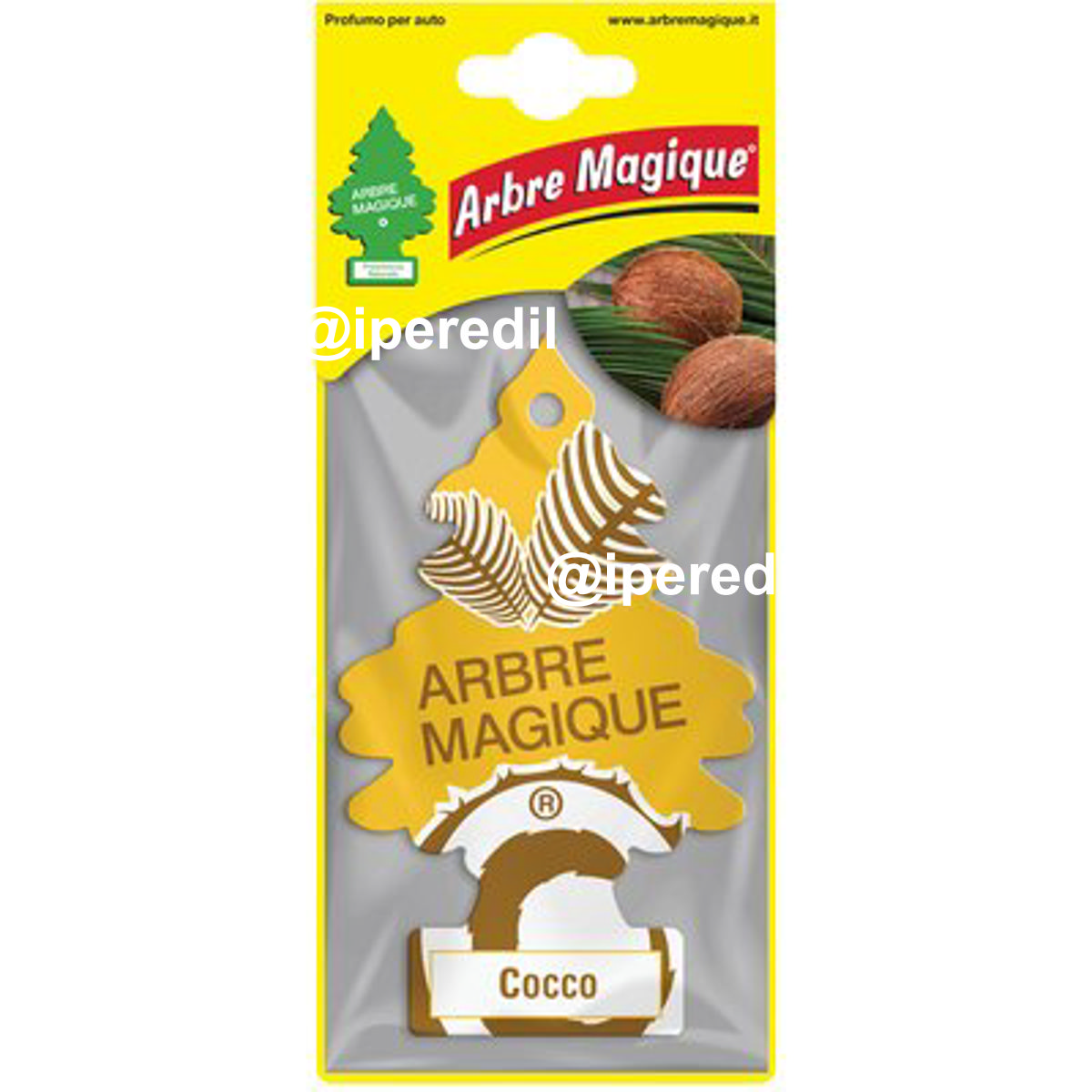 PROFUMATORE AUTO ARBRE MAGIQUE COCCO