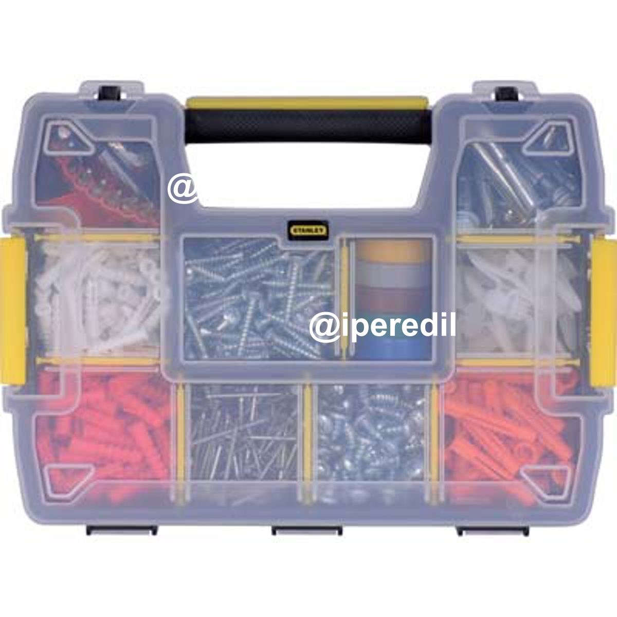 ORGANIZER PORTAMINUTERIA SORT MASTER LIGHT STANLEY SCOMPARTI REGOLAB MM 295X215 H.MM 65 STST1-70720