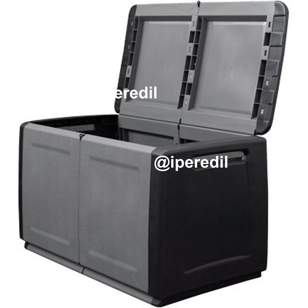 BAULE CUBE PPL ANTRACITE NERO CM 96X53 H.CM 57