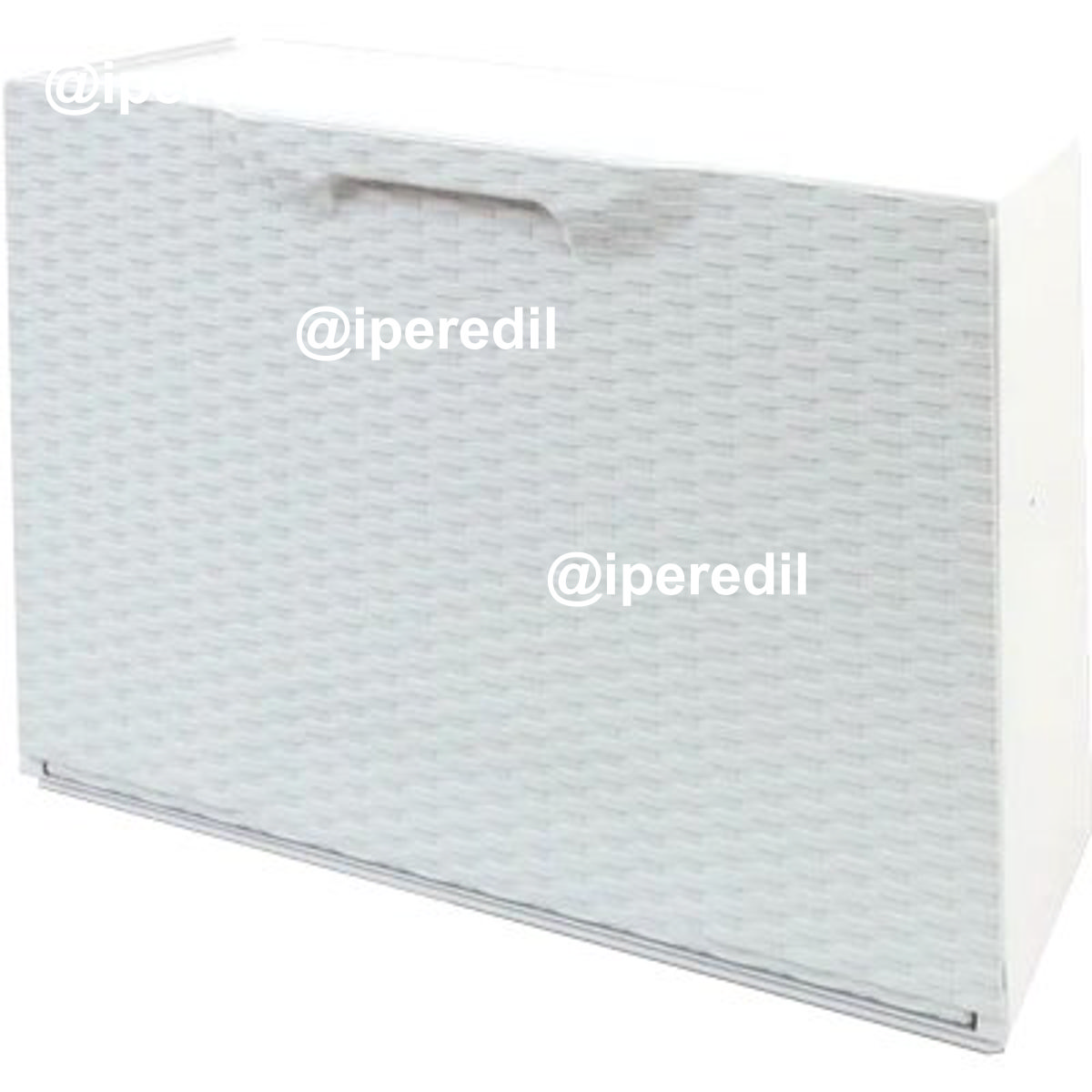 SCARPIERA MODULARE RATTAN BIANCO CM 51X17,3 H.CM 40,1