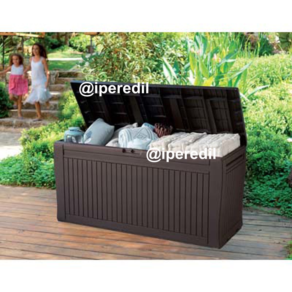 BAULE COMFY KETER PP MARRONE CM 117X45 H.CM 57