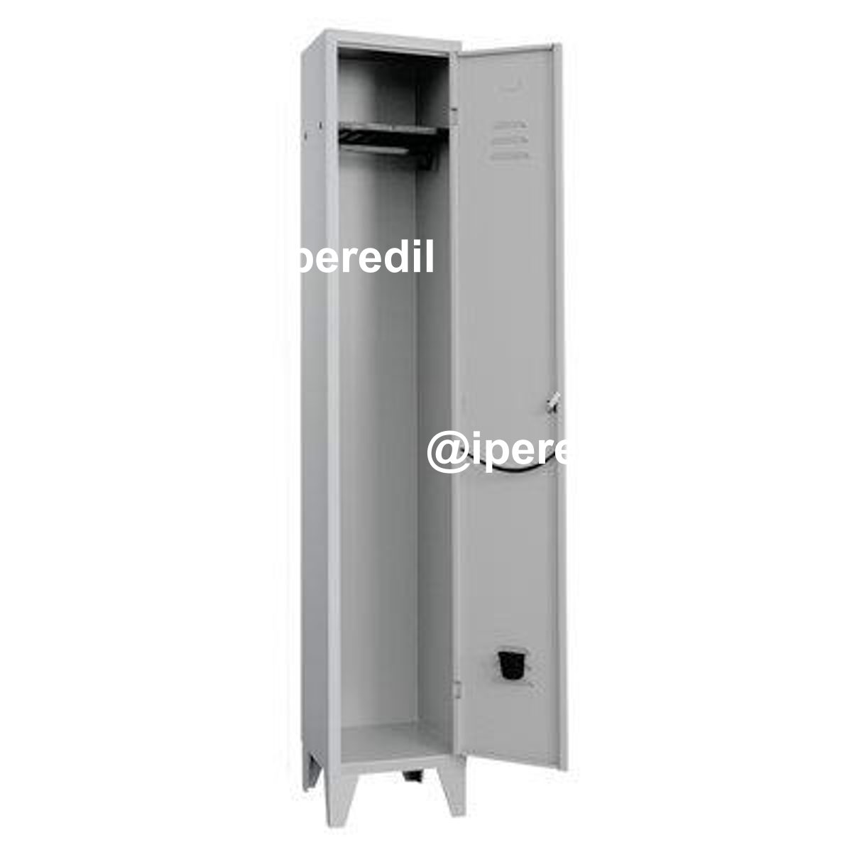 ARMADIO SPOGLIATOIO MONTATO PROMETAL VERN GRIGIO POSTI 1 H.MM 1795 MM 360X500