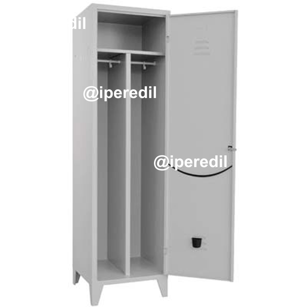 ARMADIO SPORCO PULITO MONTATO PROMETAL VERN GRIGIO POSTI 1 H.MM 1795 MM 500X500 - 08130536