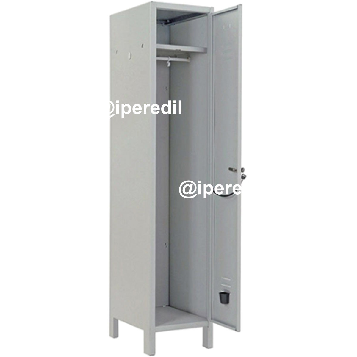 ARMADIO SPOGLIATOIO SMONTATO PROMETAL VERN GRIGIO POSTI 1 H.MM 1795 MM 360X350 - 08130544