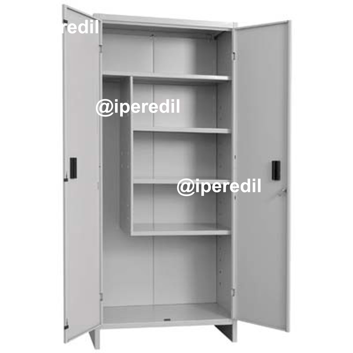 ARMADIO PORTASCOPE SMONTATO PROMETAL VERN GRIGIO H.MM 1795 MM 1000X400