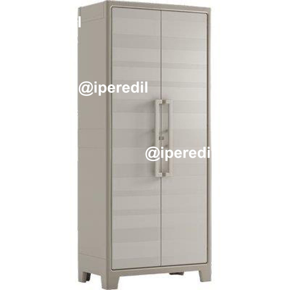 ARMADIO MULTISPACE IMPERMEABILE GULLIVER KETER PPL SABBIA BEIGE 2 ANTE CM 80X44 H.CM 182