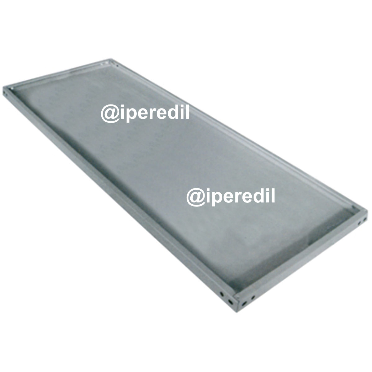 RIPIANO METALLICO SENZA RINFORZO PROMETAL ACCIAIO VERN GRIGIO CM 70X30