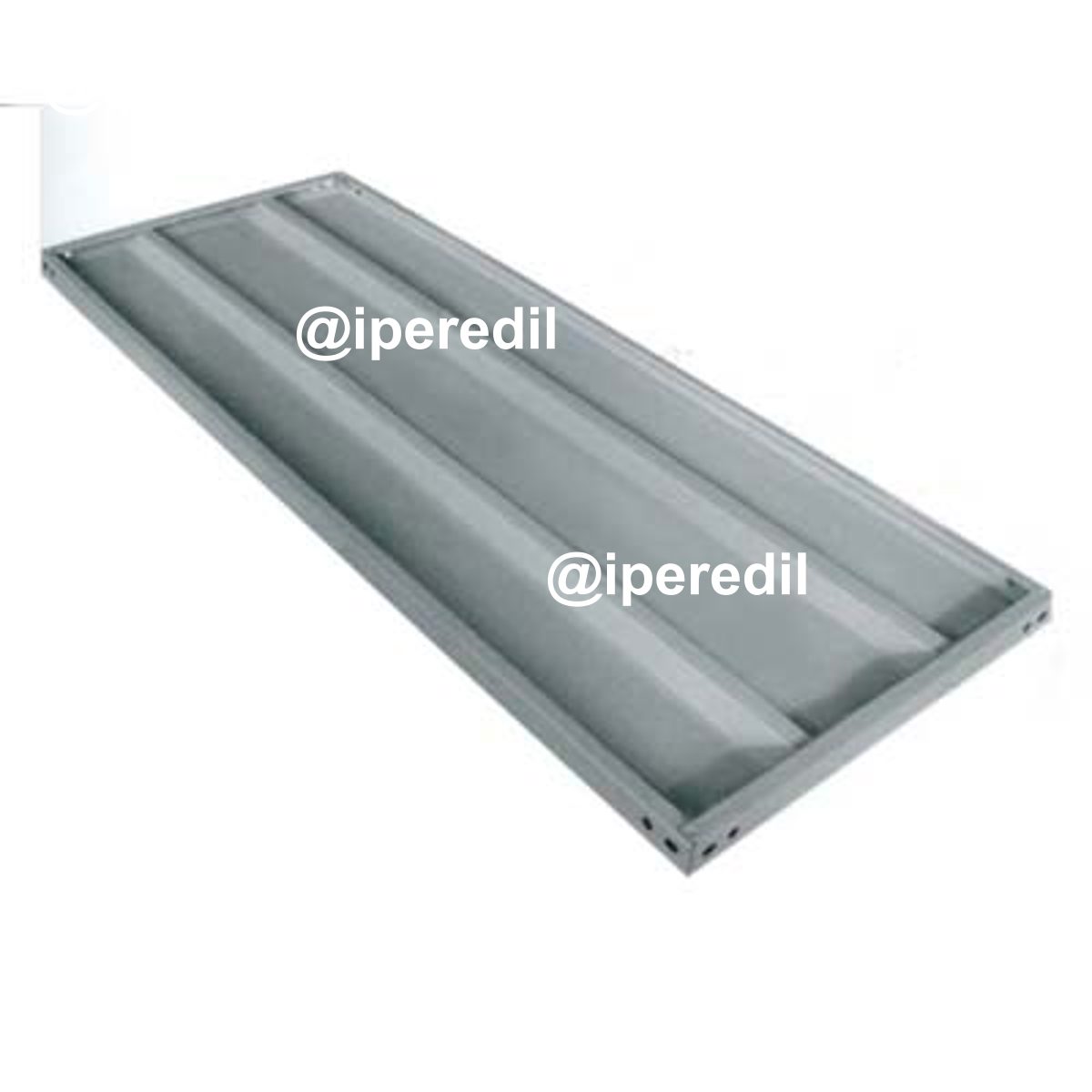 RIPIANO METALLICO RINFORZO DOPPIO PROMETAL ACCIAIO VERN GRIGIO CM 100X50