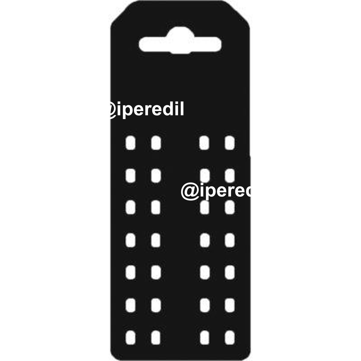 ESPOSITORE IN POLIPROPILENE NERO MM 145X55