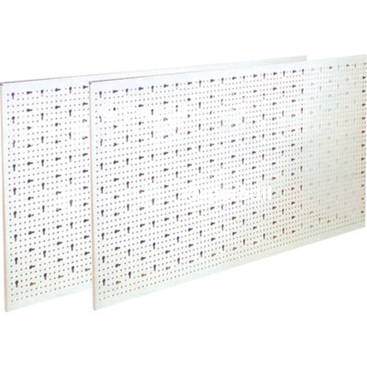 PANNELLO ESPOSITIVO A FORI ASOLATI ACCIAIO VERNICIATO CM 100X50 AVORIO - 08174011