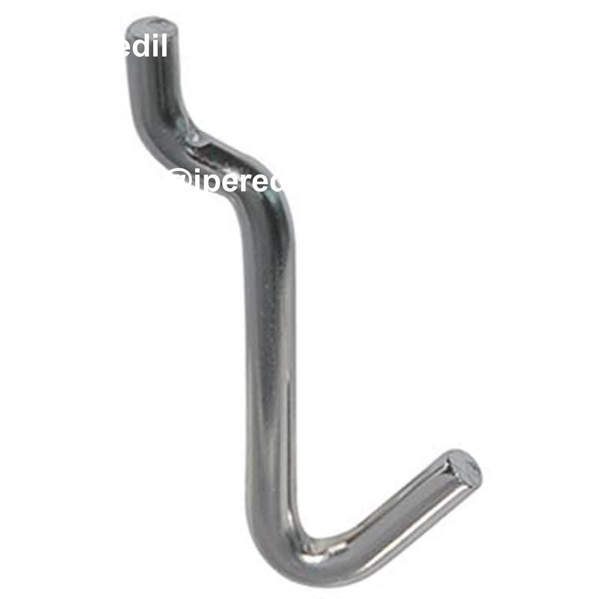 GANCIO UNCINO ACCIAIO X PANNELLO ESPOSITIVO CROMATO N° 2 MM 15X42