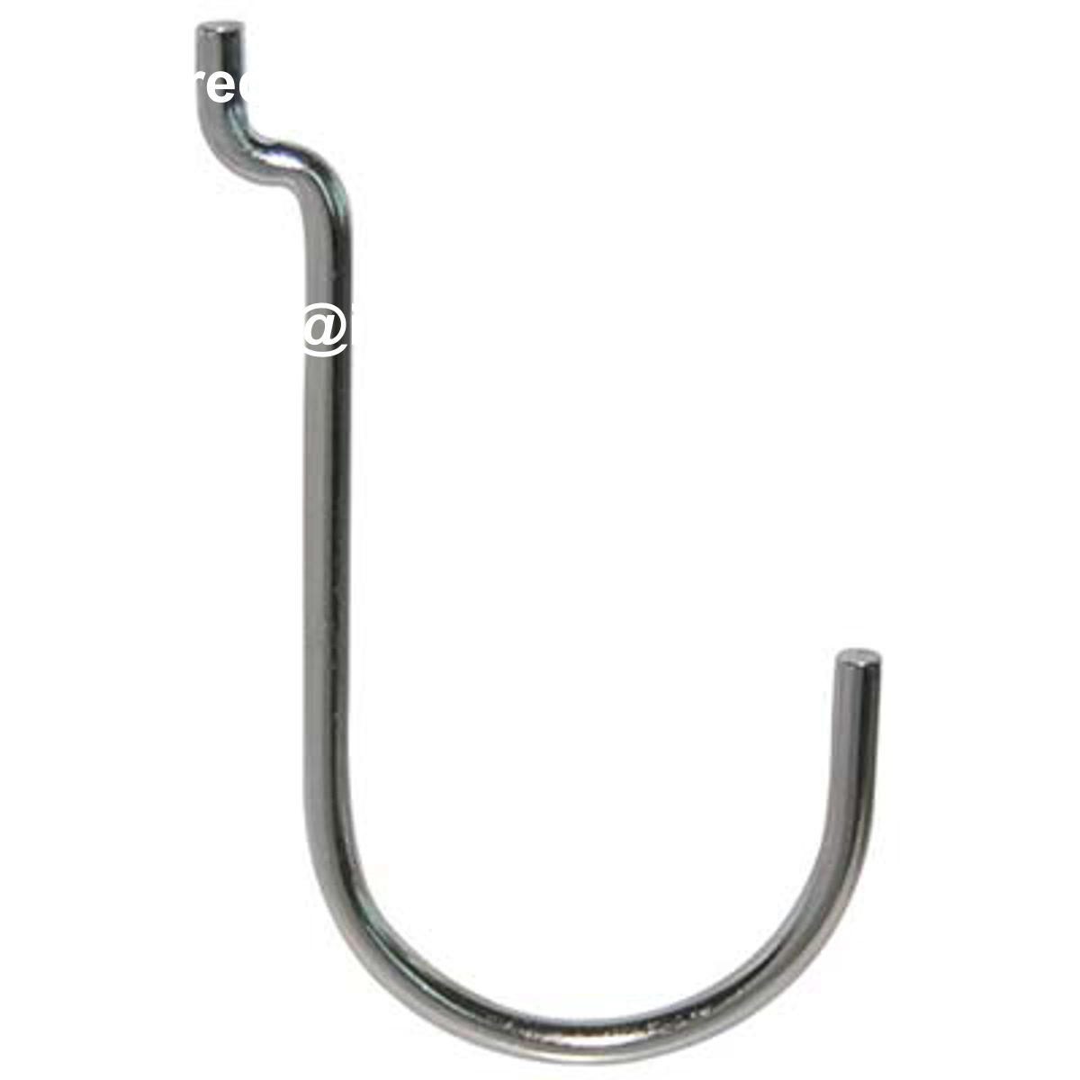 GANCIO UNCINO ACCIAIO X PANNELLO ESPOSITIVO CROMATO N° 5 MM 40X75