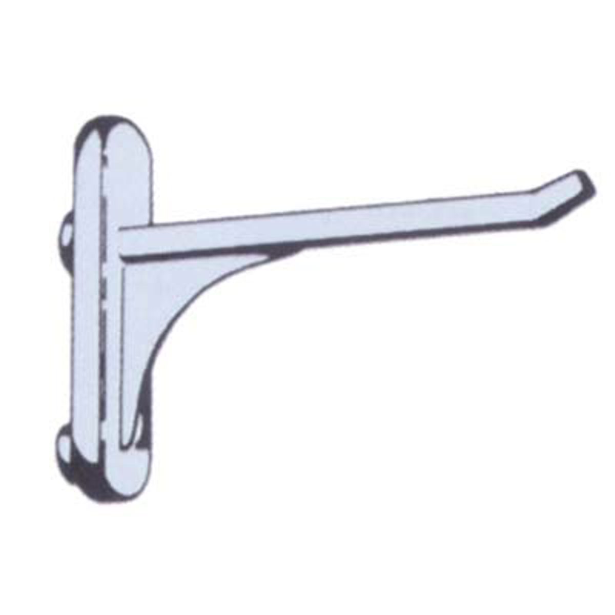 GANCIO A MENSOLA PLT X PANNELLO ESPOSITIVO MM 50