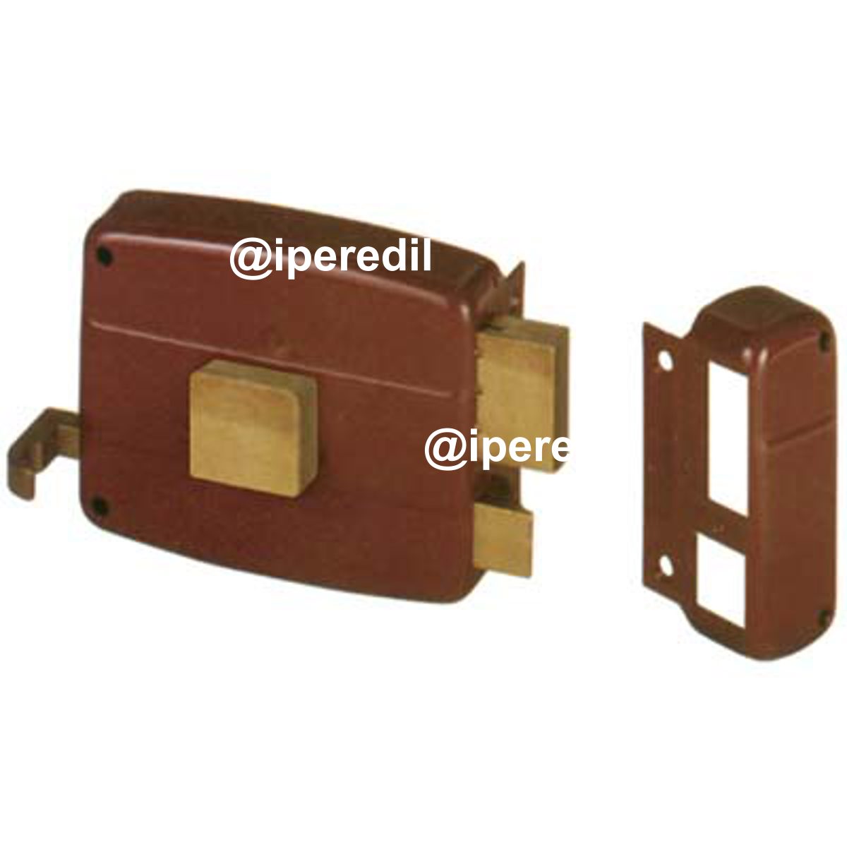 SERRATURA LEGNO APPLICARE 50110 CISA C.STACCATO M2+TIRANTE+POMOLO E.MM 40 DX - 08211051