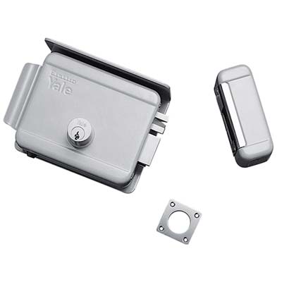 SERRATURA CANCELLO APPLICARE ELETTRICA 680 YALE VERN C.TONDO FISSO+SCR+TETT E.MM 60 SX - 08213643