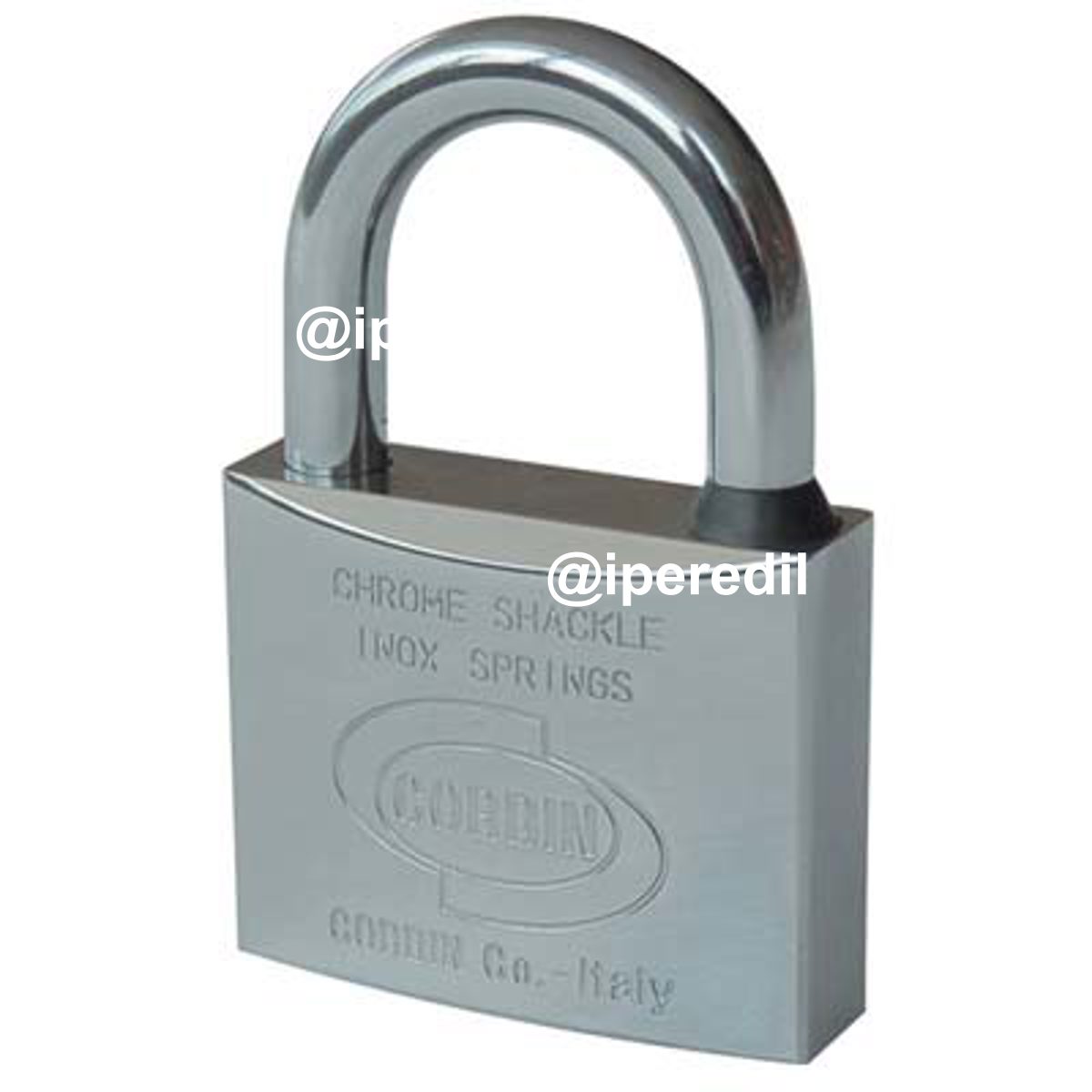LUCCHETTO EUROMARINE CORBIN OTTONE ARCO CROMATO CHIAVI 2 MM 40 - 08237084