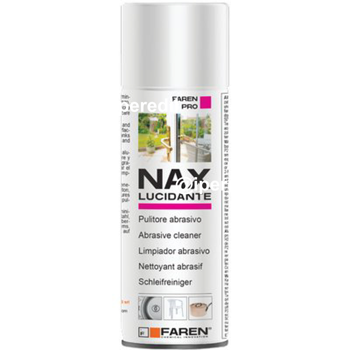 PULITORE METALLI ABRASIVO SPRAY NAX FAREN ML 200 - 08250395