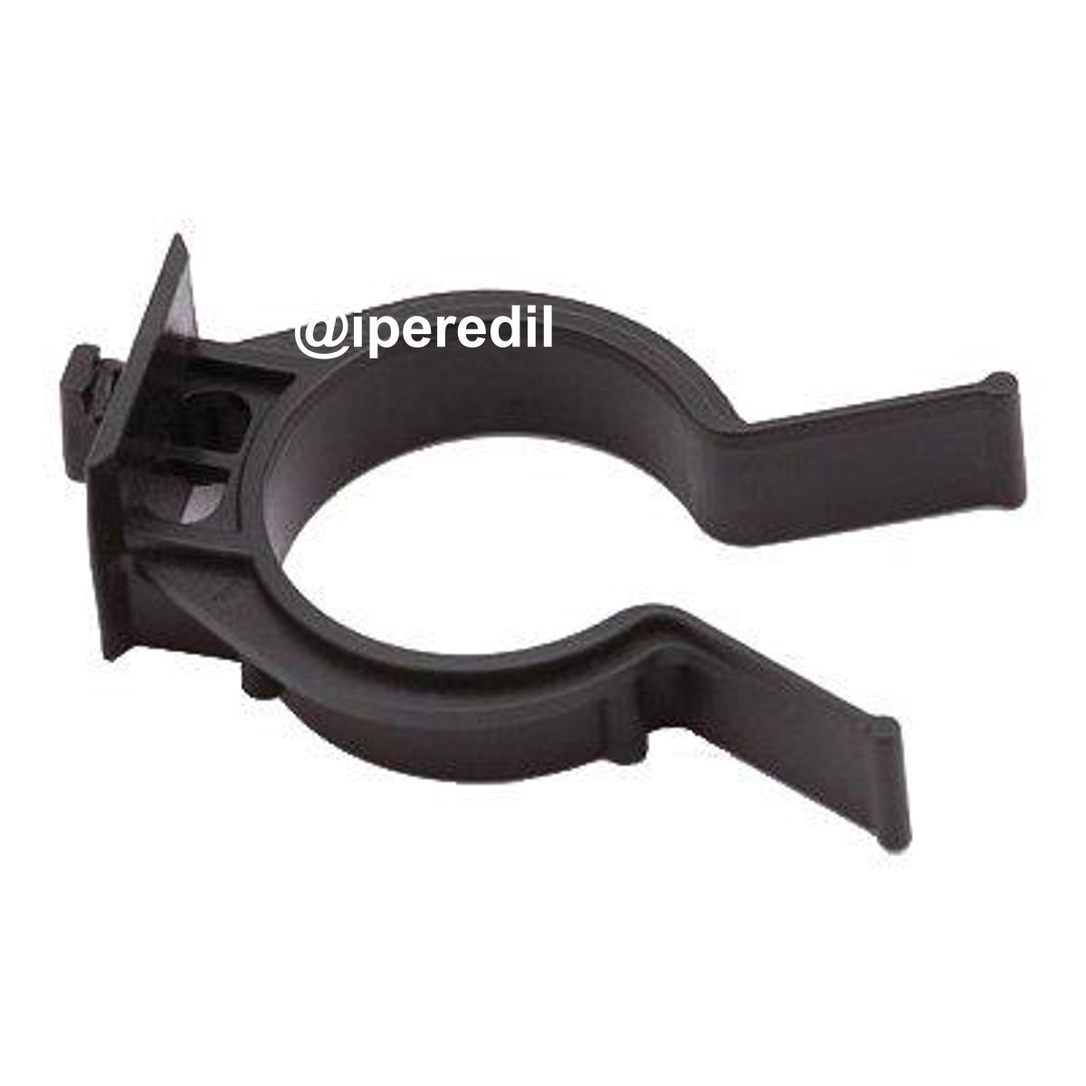 GANCIO PIEDINO MOBILI ABS NERO FISSAGGIO A ZOCCOLO MM 28