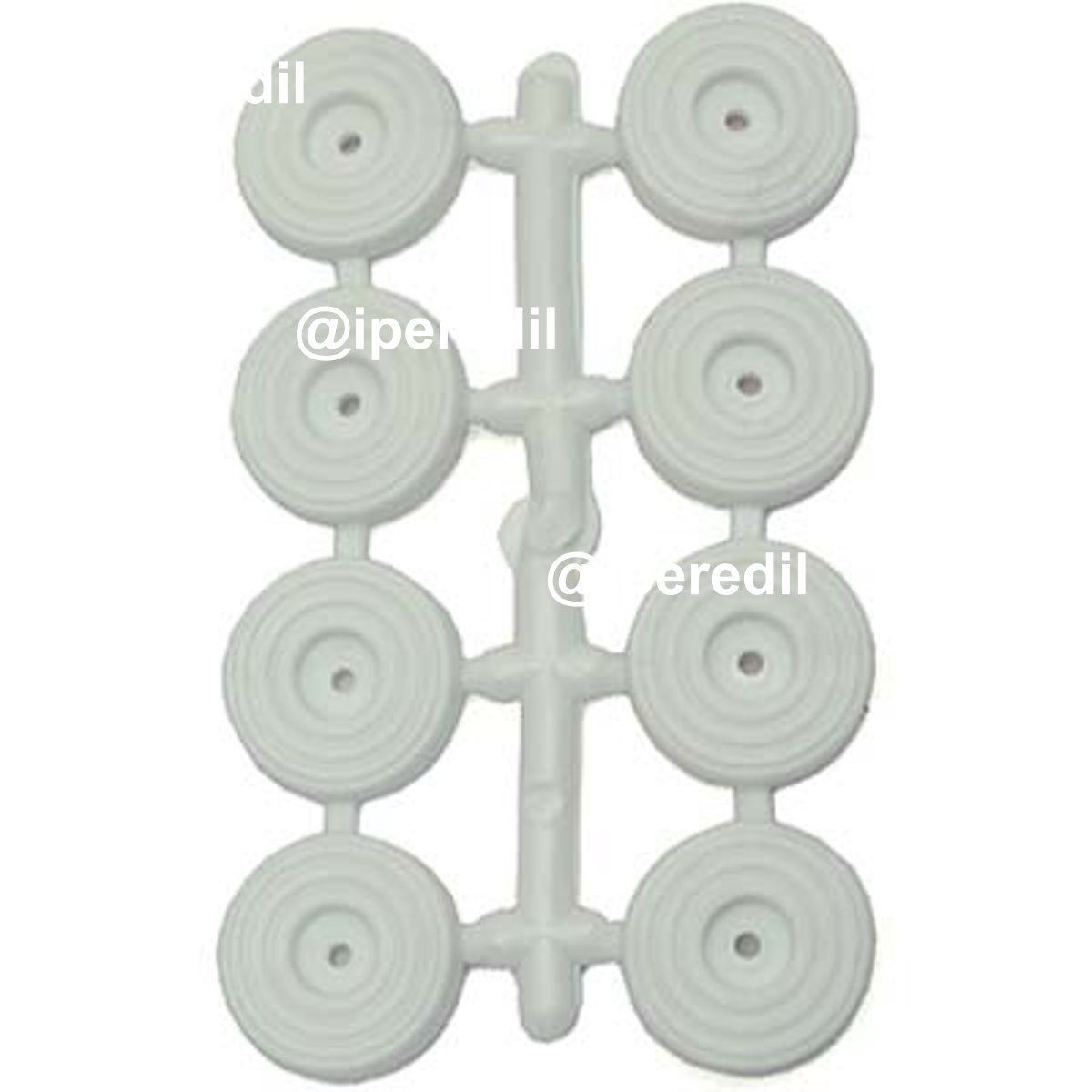 GOMMINO SOTTOSEDIA PRONTY BIANCO D.MM 25 + VITE CF=PZ 8