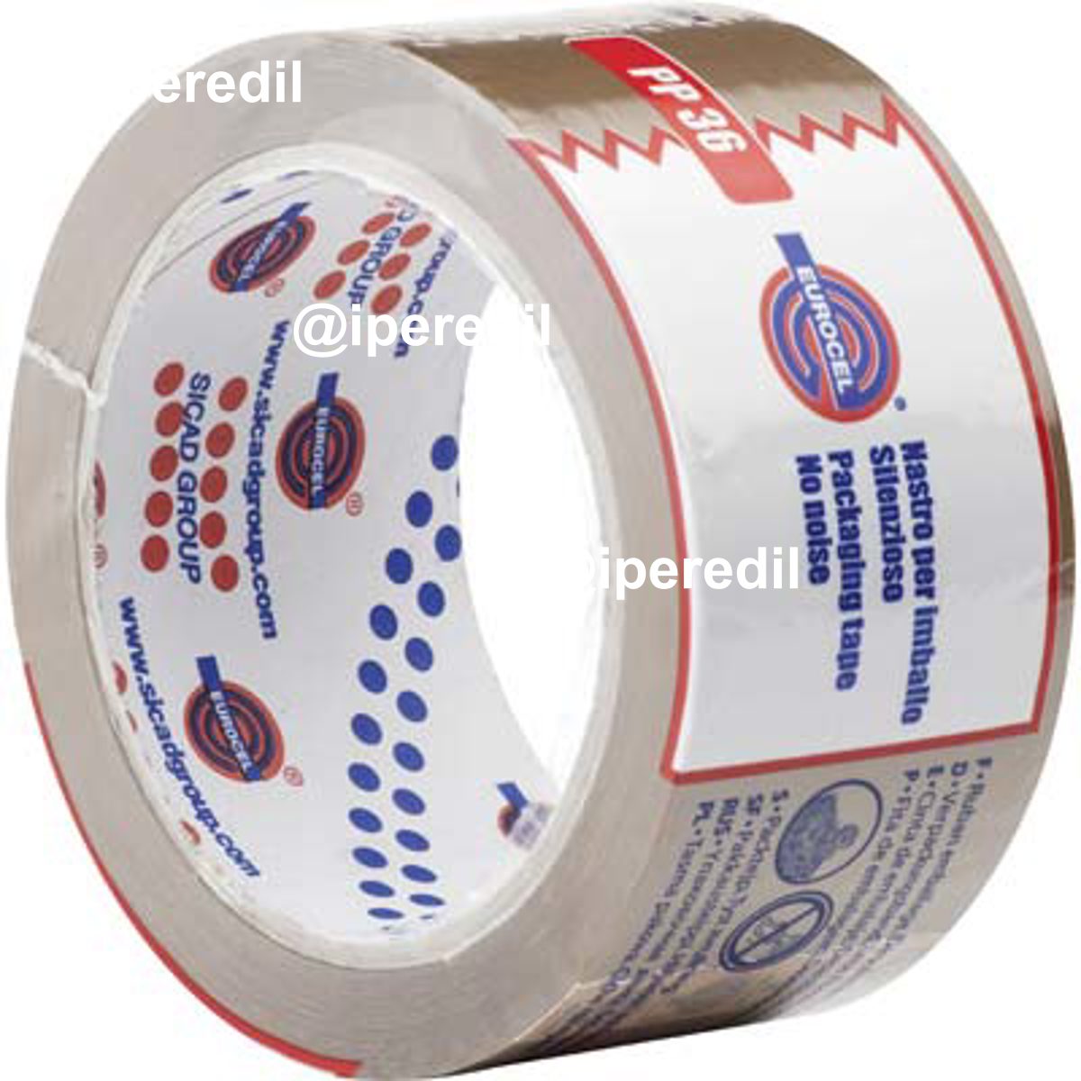 NASTRO IMBALLO AVANA SILENT PP 36 TB EUROCEL PPL MM 50 ML 66 - 08312155