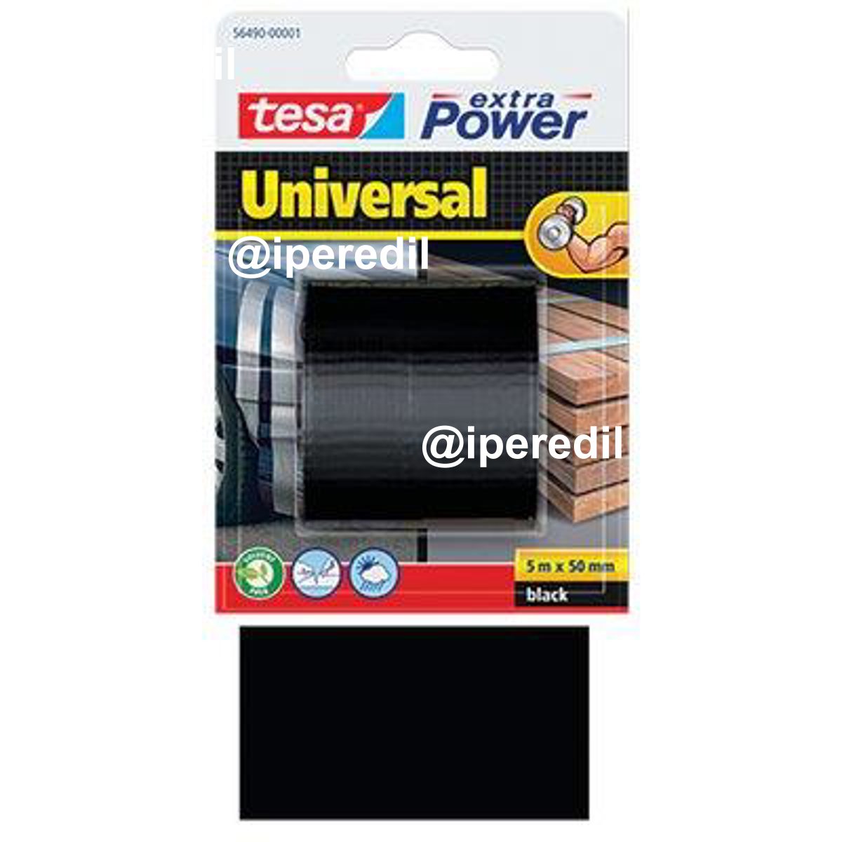 NASTRO ALTA RESISTENZA EXTRA POWER 56490 TESA NERO MM 50 ML 5