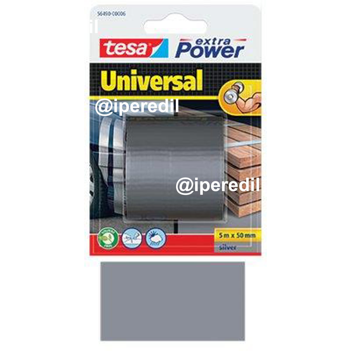 NASTRO ALTA RESISTENZA EXTRA POWER 56490 TESA GRIGIO MM 50 ML 5