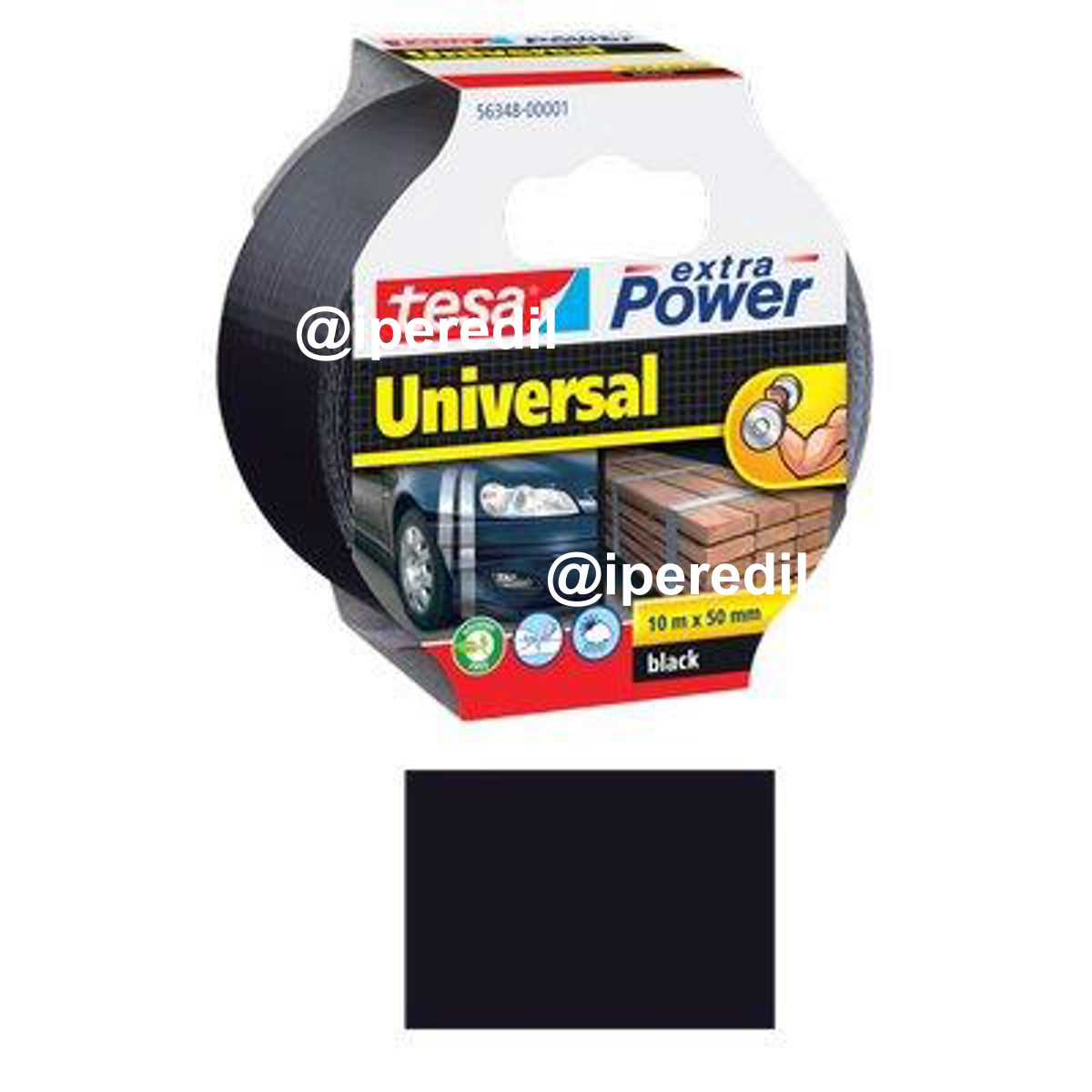 NASTRO ALTA RESISTENZA EXTRA POWER 56490 TESA NERO MM 50 ML 10 - 08312235