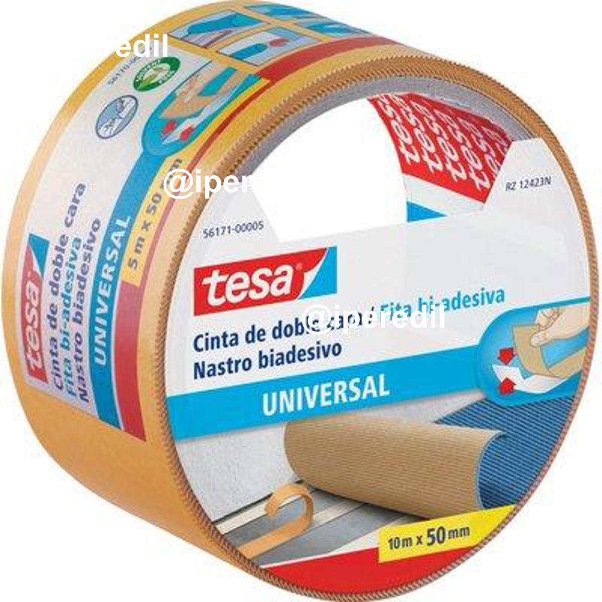 NASTRO BIADESIVO UNIVERSALE PAVIMENTI TESA MM 50 ML 10 - 08312434
