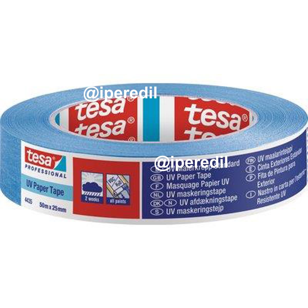 NASTRO CARTA ESTERNI BLU 4435 TESA MM 25 ML 50