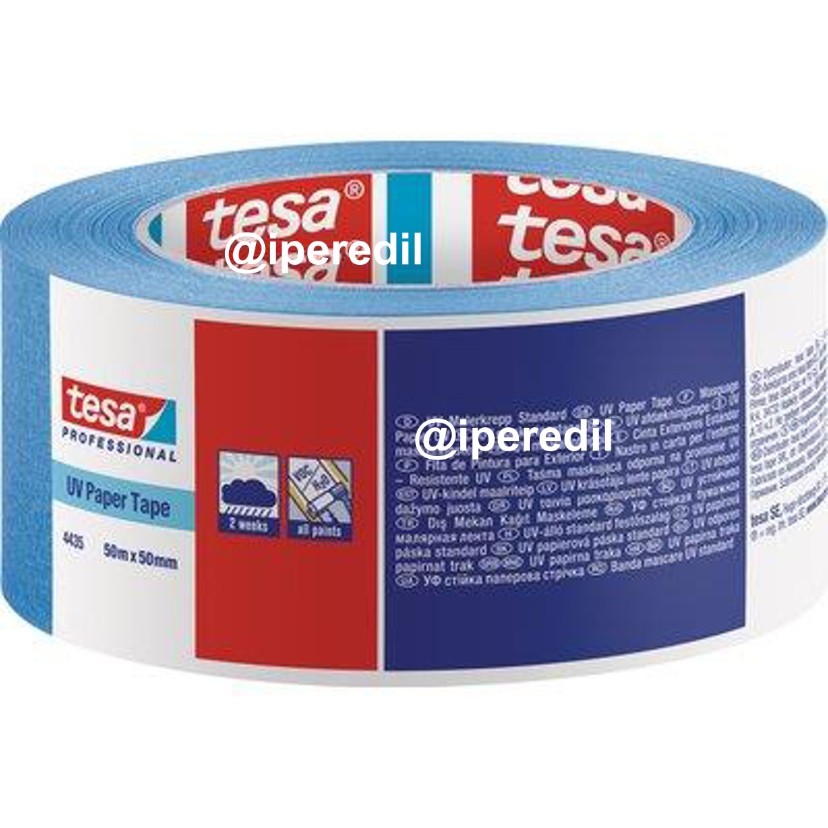 NASTRO CARTA ESTERNI BLU 4435 TESA MM 50 ML 50