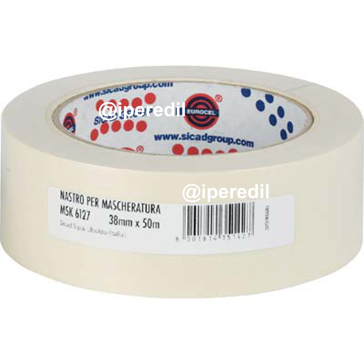NASTRO CARTA MSK 6127 TB EUROCEL MM 38 ML 50