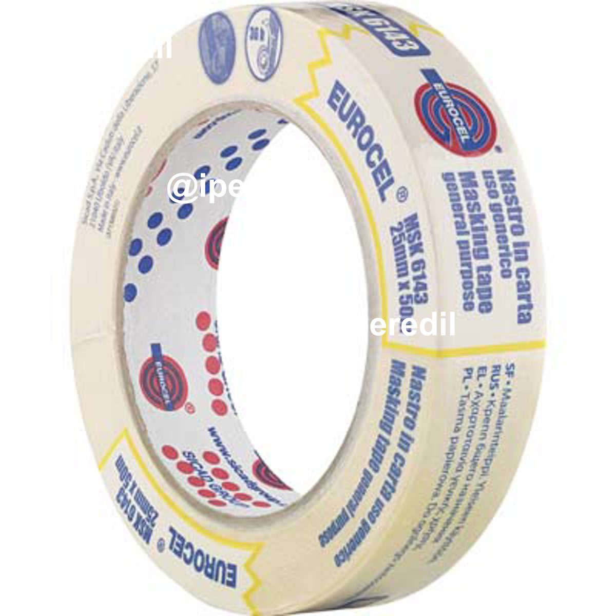 NASTRO CARTA MSK 6143 TB EUROCEL MM 25 ML 50