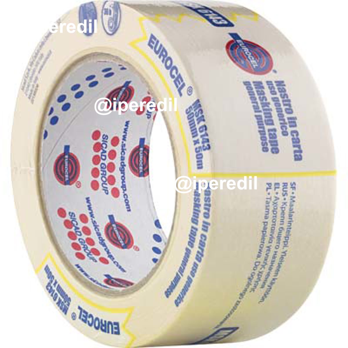 NASTRO CARTA MSK 6143 TB EUROCEL MM 50 ML 50