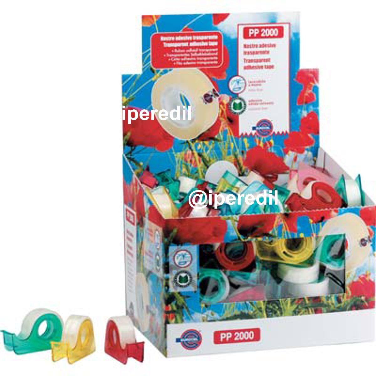 NASTRO ADESIVO TRASPARENTE CHIOCCIA EUROCEL PPL MM 10 ML 15 CF=PZ 100