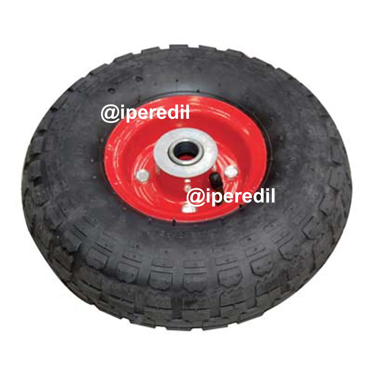 RUOTA PNEUMATICA X BRAVETTA MOZZO CENTRATO WORKIT 3,50X4" DISCO MET MOZZO MM 70 F.MM 20 + PFU